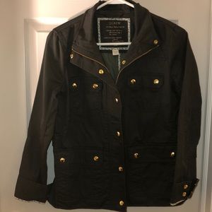 J. Crew olive utility jacket